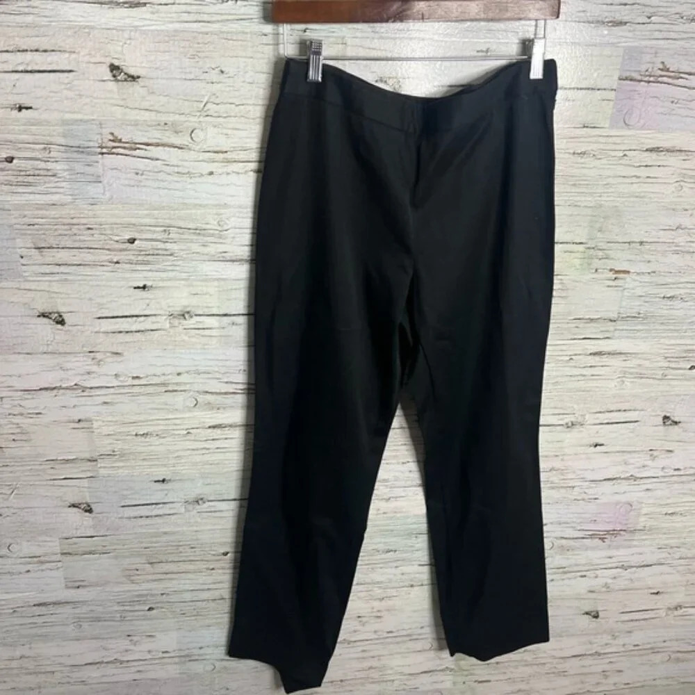 Etcetera Pants Black Cropped/Ankle size 8